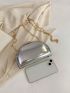 Mini Box Bag Crocodile Embossed Chain Strap Funky Style