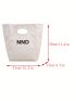 Fashion Style Tote Bag Double Handle Letter Print