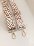 Geometric Pattern Adjustable Bag Strap Replaceable