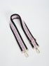 Striped Pattern Adjustable Bag Strap Replaceable