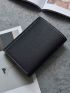 New Youth Fashion Pu Triple Fold Multi Card Folding Portable Short Wallet