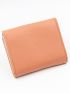 Pu Fashion All-Match Sweet Flower Personality Buckle Folding Small Wallet