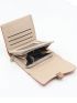 Pu Fashion All-Match Sweet Flower Personality Buckle Folding Small Wallet
