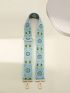 Adjustable Bag Strap Colorblock Butterfly Pattern Removable