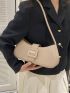 Medium Hobo Bag Khaki Fashionable For Daily