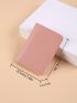 Fashion Daily Commuting Color Pu Simple Multi-Card Short Wallet