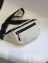 Medium Fanny Pack Zip Front Waterproof Release Buckle Design