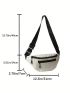 Medium Fanny Pack Zip Front Waterproof Release Buckle Design