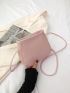 Mini Crossbody Bag Solid Color Minimalist Style