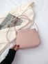 Mini Crossbody Bag Solid Color Minimalist Style