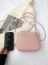 Mini Crossbody Bag Solid Color Minimalist Style
