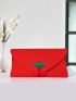 Women Evening Bag Clutch Purse Velvet Handbag Cherry Cute For Lady