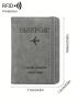 Plane & Letter Graphic Passport Case
