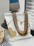 Fashionable And Versatile Small Cartoon Pattern Shopper Bag