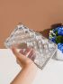 Mini Rhinestone Decor Box Bag Glamorous For Party