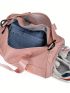 Letter Print Travel Bag Double Handle