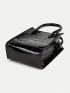 Mini Square Bag Embossed Detail Contrast Binding
