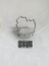 Mini Evening Bag Rhinestone Decor Chain Strap, Perfect Bride Purse For Wedding, Prom & Party Events