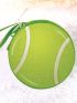 1pc Random Color Ball Design Coin Purse Zipper