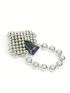 Mini Novelty Bag Heart Shaped Beaded Design