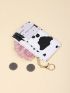 Cow Pattern Card Holder