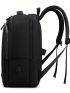 Medium Fashion Backpack Solid Color For Men