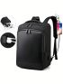 Medium Fashion Backpack Solid Color For Men