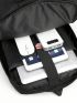 Medium Fashion Backpack Solid Color For Men