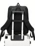 Medium Fashion Backpack Solid Color For Men
