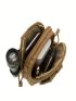 1pc Multifunctional Buckle Decor Camo Polyester Running Bag
