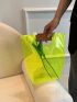 Medium Square Bag Clear PVC Waterproof For Daily