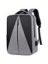 Medium Fashion Backpack Colorblock For Men