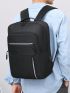 Medium Fashion Backpack Solid Color For Men