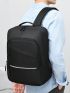 Medium Fashion Backpack Solid Color For Men