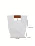 Medium Square Bag Black Fashionable Double Handle