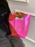 Mini Square Bag Clear Double Handle For Daily