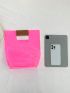 Mini Square Bag Clear Double Handle For Daily