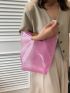 Mini Square Bag Clear PVC Waterproof For Daily