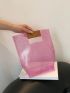 Mini Square Bag Clear PVC Waterproof For Daily