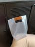 Mini Square Bag Clear PVC Waterproof For Daily