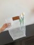 Mini Square Bag Clear PVC Waterproof For Daily