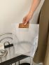Mini Square Bag Clear PVC Waterproof For Daily