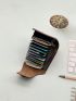Brown Multiple Card Slots Portable For Daily