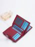 Houndstooth Pattern Small Wallet Zipper