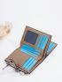Houndstooth Pattern Small Wallet Zipper