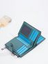 Houndstooth Pattern Small Wallet Zipper