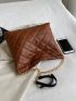 Medium Crossbody Bag Quilted Chain Strap