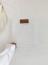 Clear Square Bag Double Handle Medium PVC