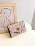Geometric Pattern Small Wallet Metal Tree Decor