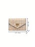 Geometric Pattern Small Wallet Metal Tree Decor